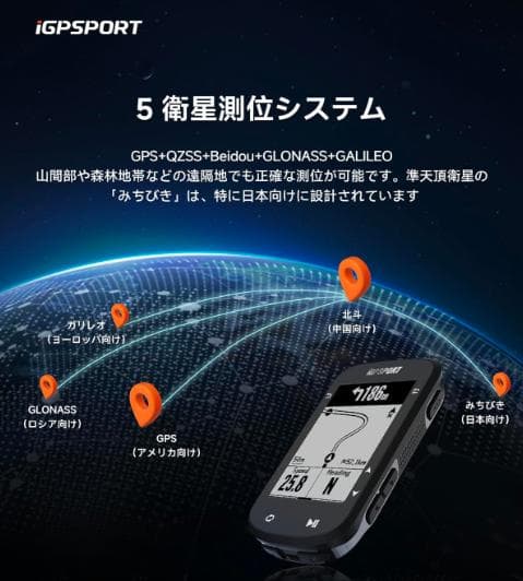 新品未開封【iGPSPORT】BSC200　サイコン(ルートナビ機能）＆マウント