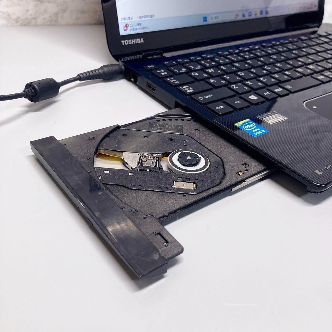 爆速SSD Windows11 ノートパソコン 8GB DVD カメラ 東芝