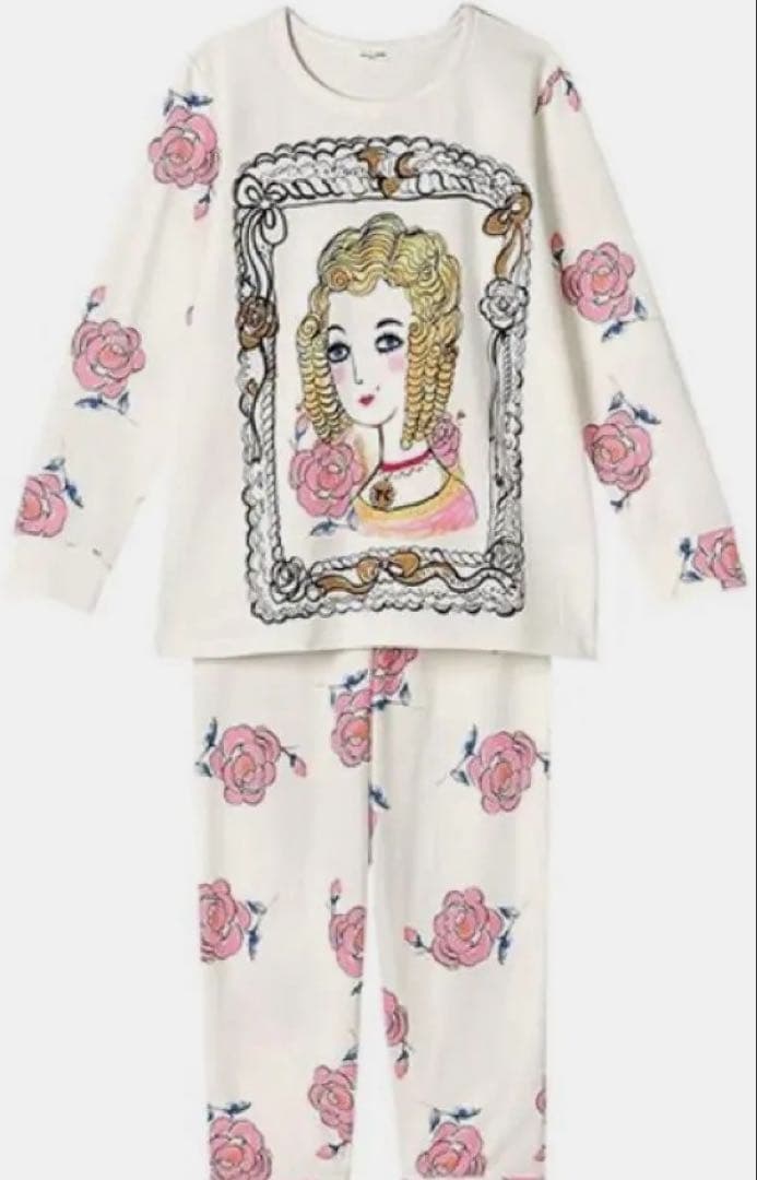 新品タグ付き　ツモリチサト スリープ パジャマ 長袖 長ズボン 綿100% L