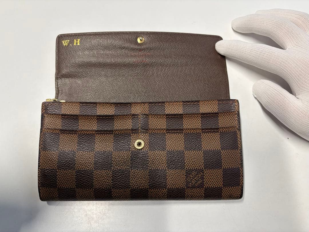 LOUIS VUITTON ダミエ・長財布　値下げ交渉あり　訳あり