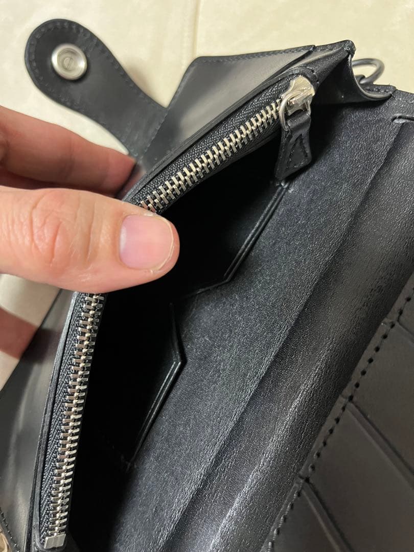 blackmeans ブラックレザー長財布