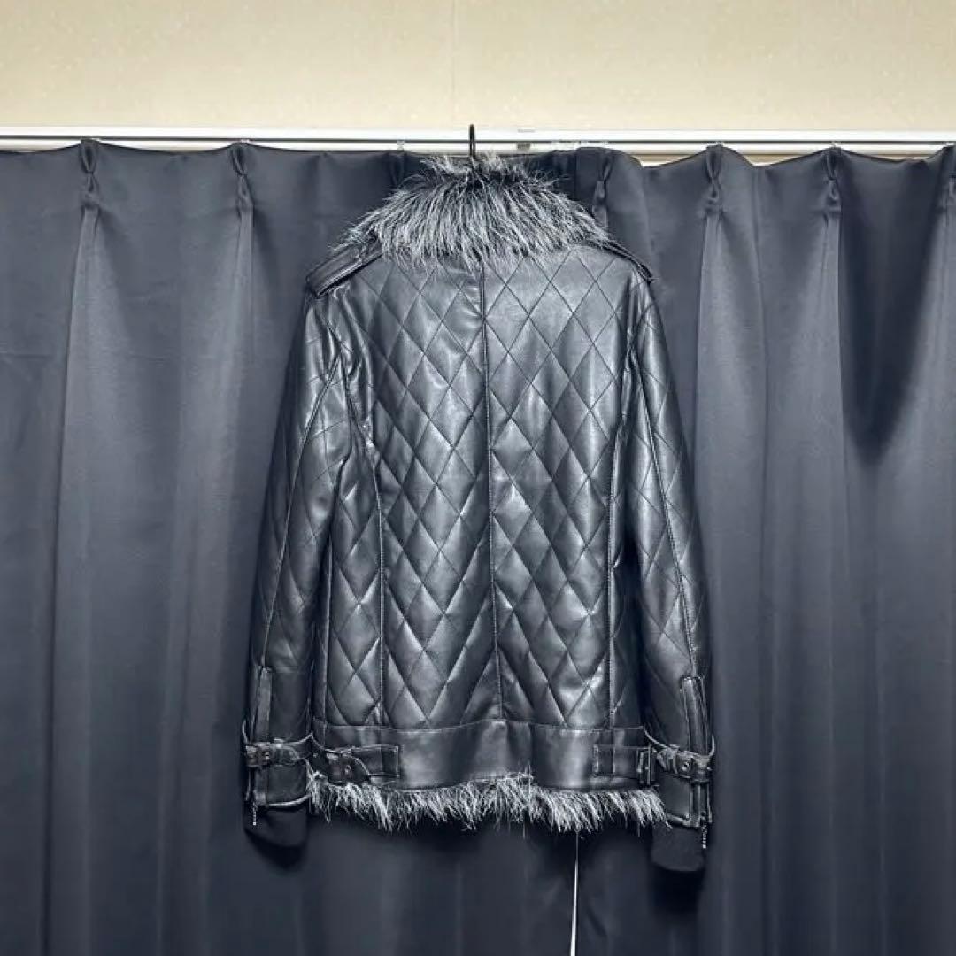 ファージャケット archive y2k opium 裏原 レザー ブラック