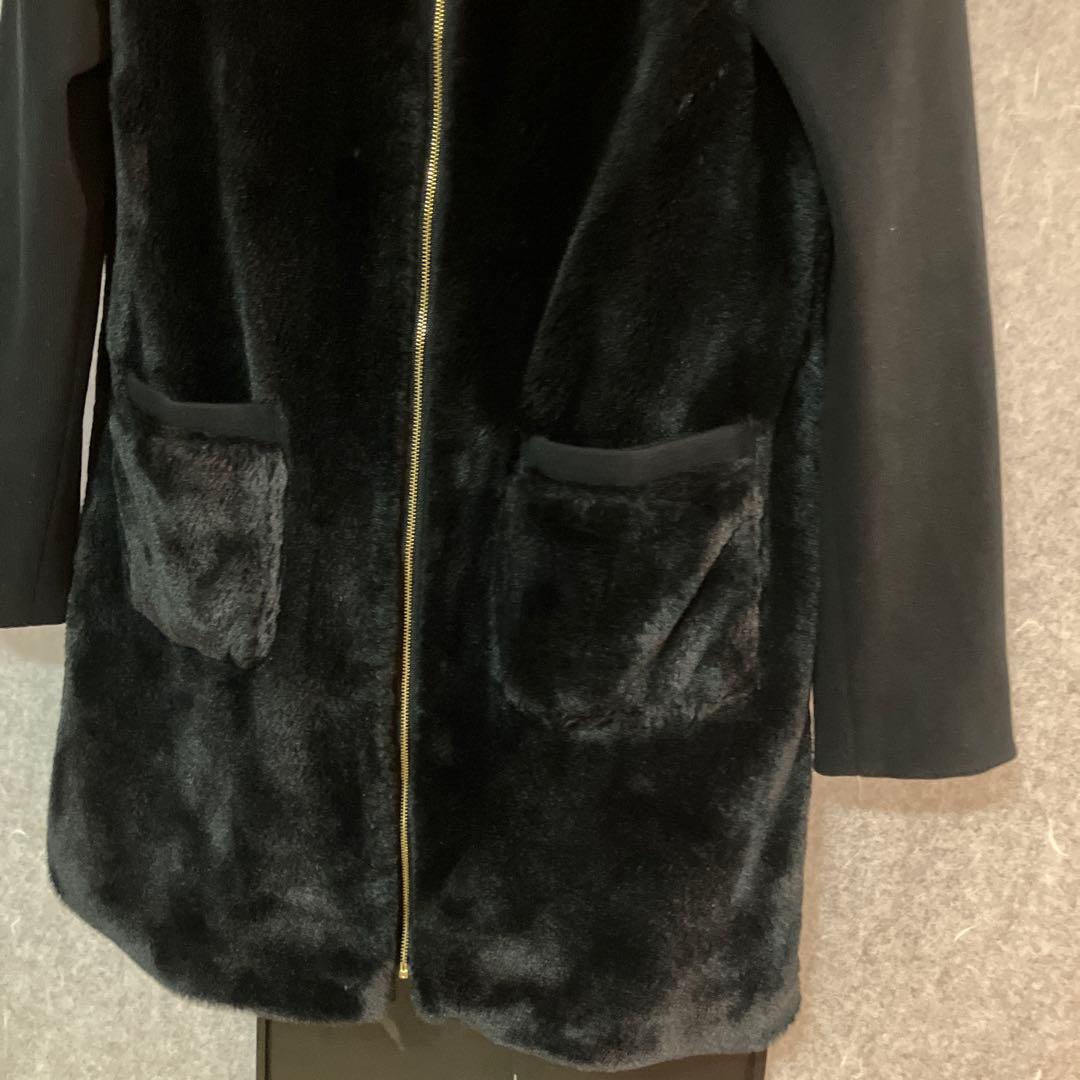 定価6万　【美品】VICKY ネイビー 3wayモッズコート ファーライナー付き