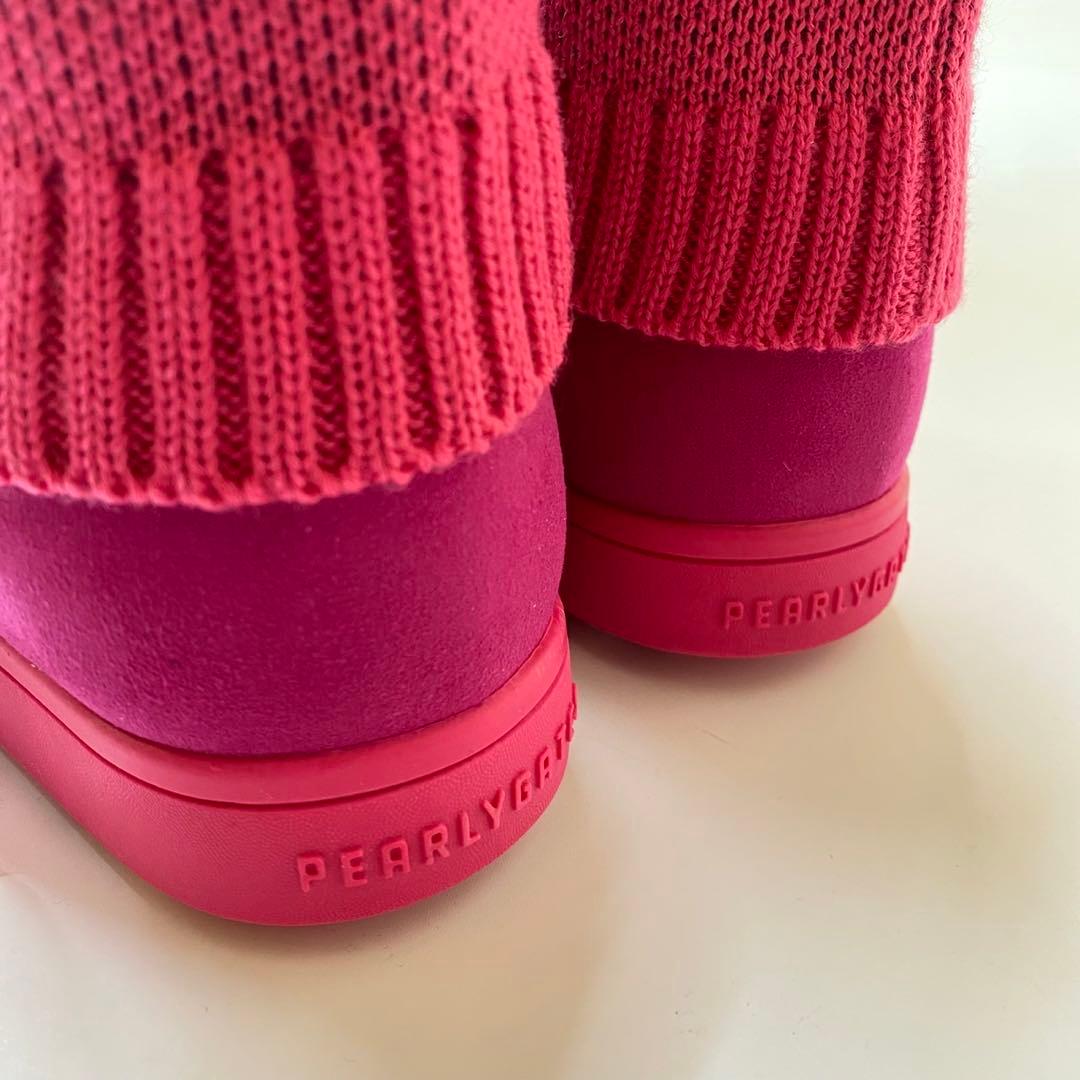 PEARLYGATES 053-1292102 ピンク ゴルフシューズ 箱あり