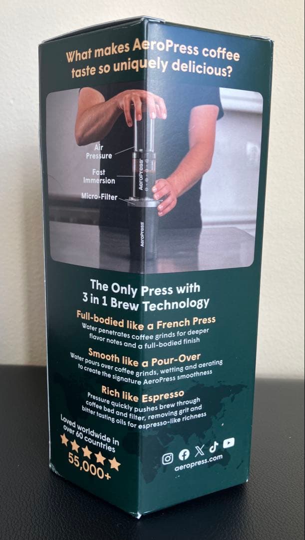 エアロプレス GO PLUS ピンク (新品・未開封)