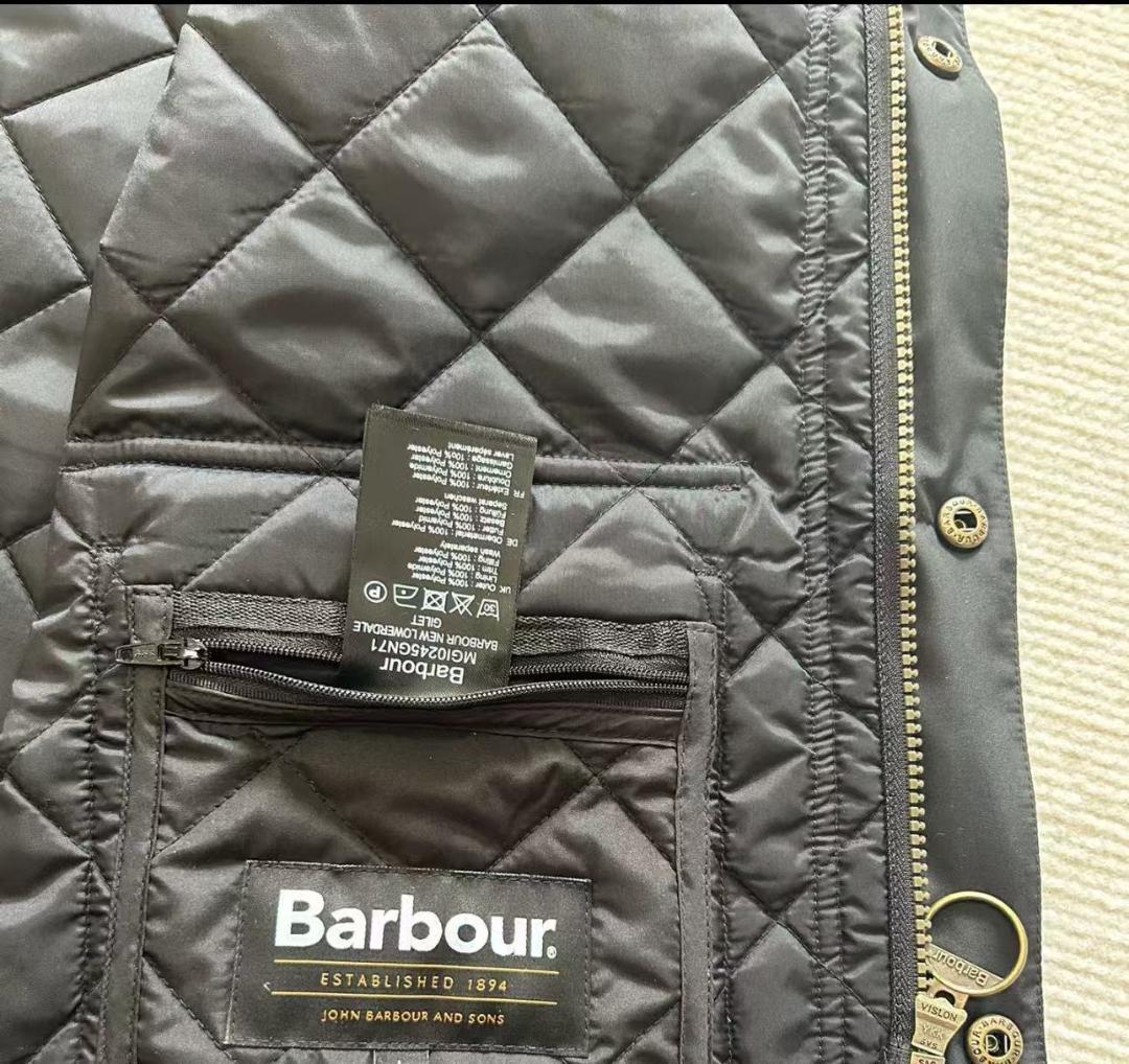 Barbour キルティングベスト M