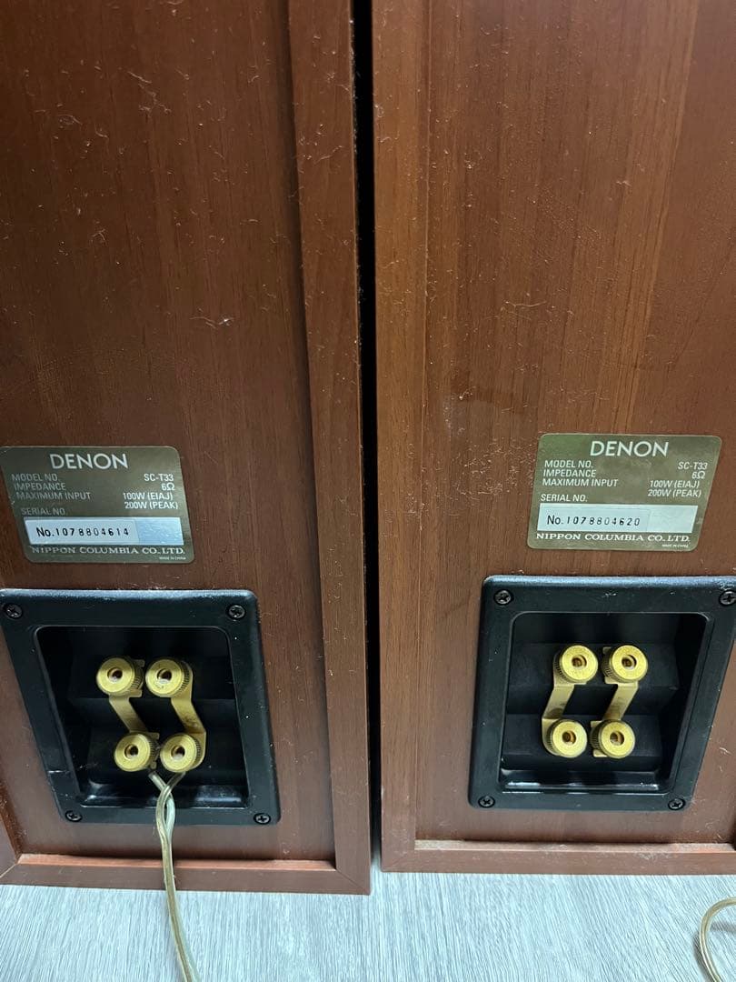DENON スピーカー SC-T33 タワースピーカー 2点セット