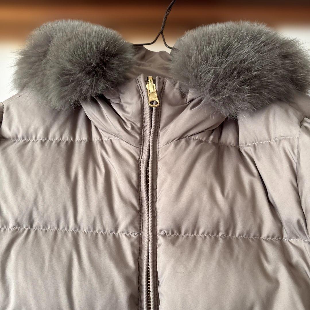 green label relaxing★リバーシブルダウン★40★ファー付