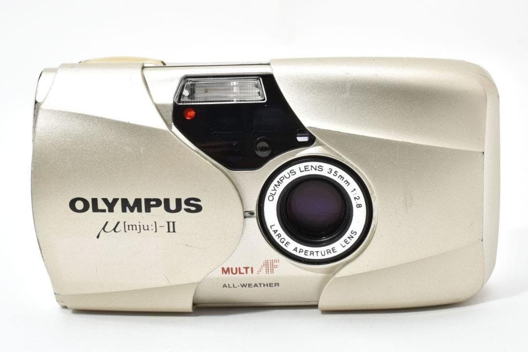 【希少】 OLYMPUS オリンパス μ-II コンパクト フィルムカメラ