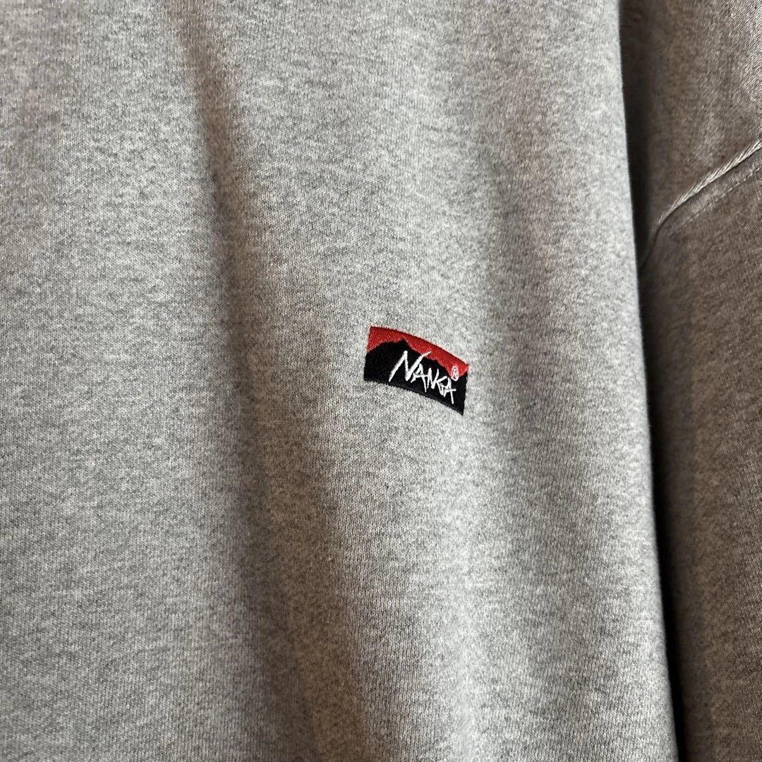 【美品】JEANSFACTORY × NANGA 別注 スウェットパーカー