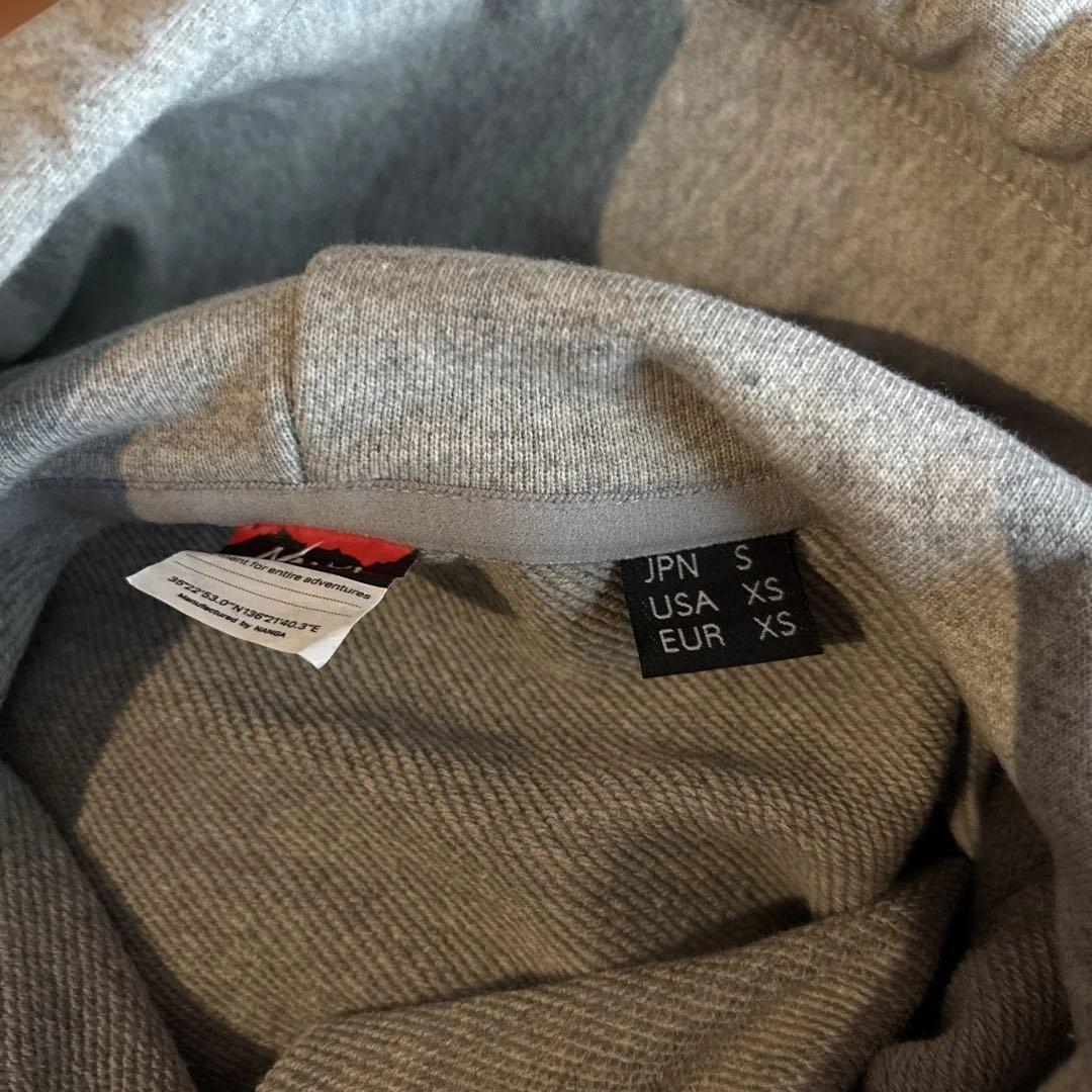 【美品】JEANSFACTORY × NANGA 別注 スウェットパーカー