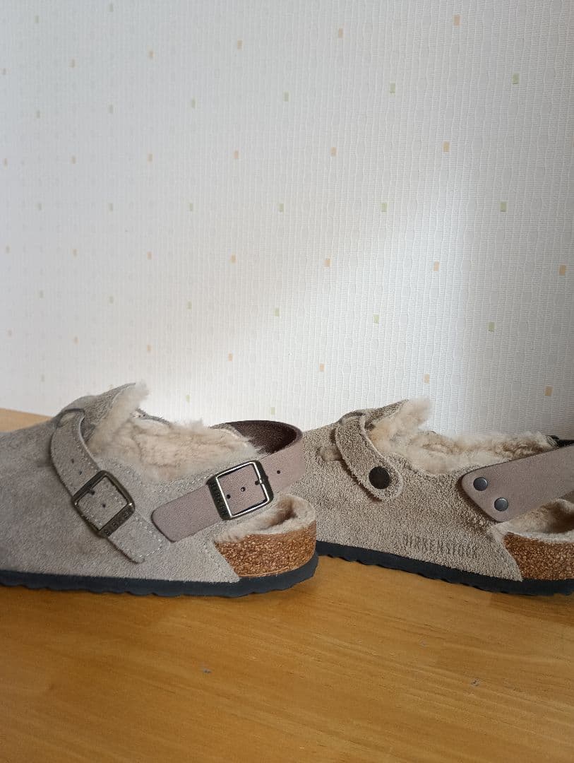 BIRKENSTOCK　ボストントキオ シアリング ナロー　ボアサンダル39