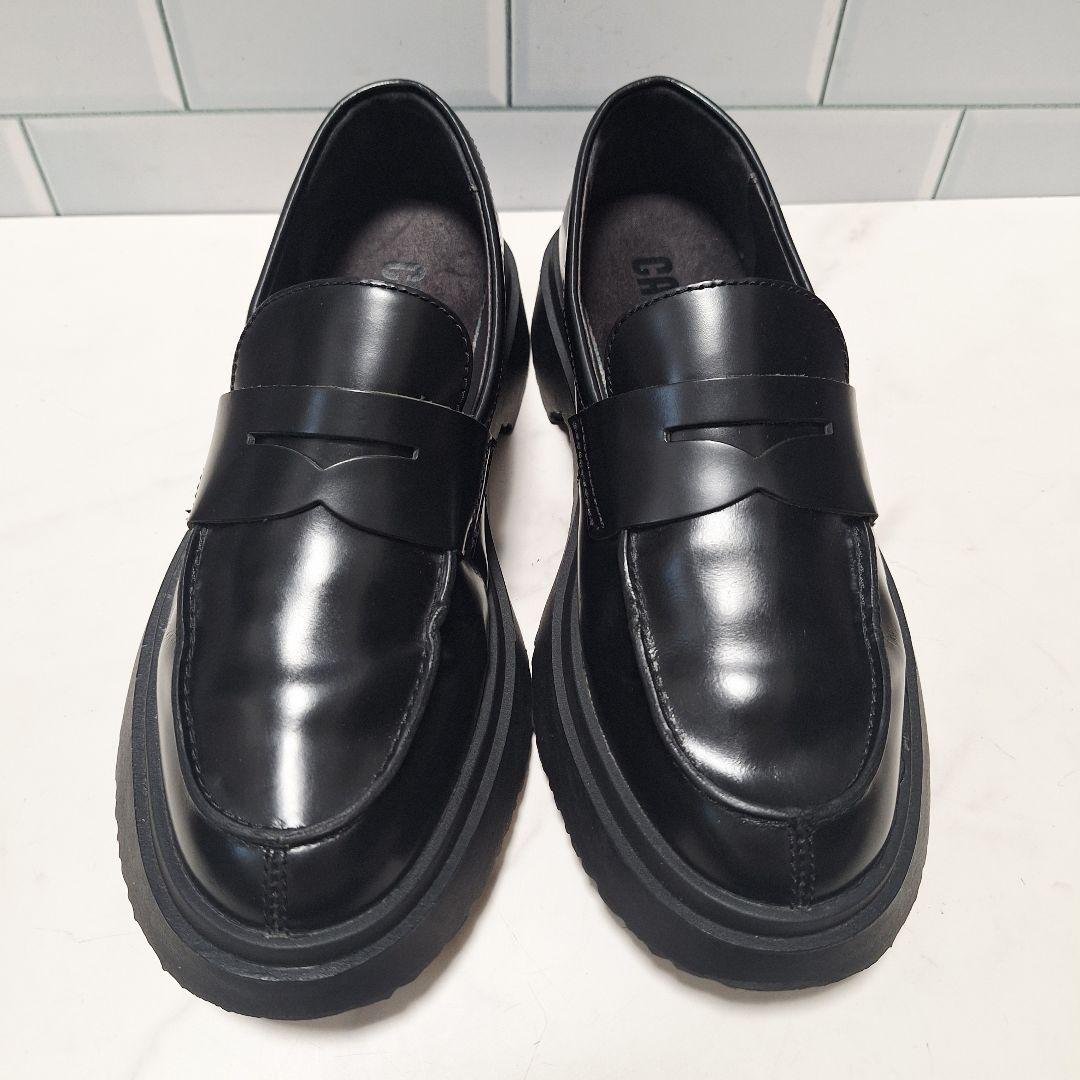 CAMPER カンペール ローファー 厚底 ウォールデン 黒 23.5