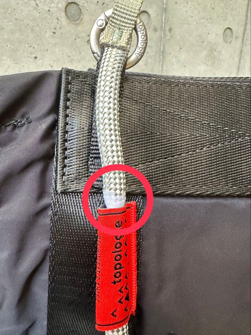 訳ありtopologie Duffle Small 黒　ストラップ付き