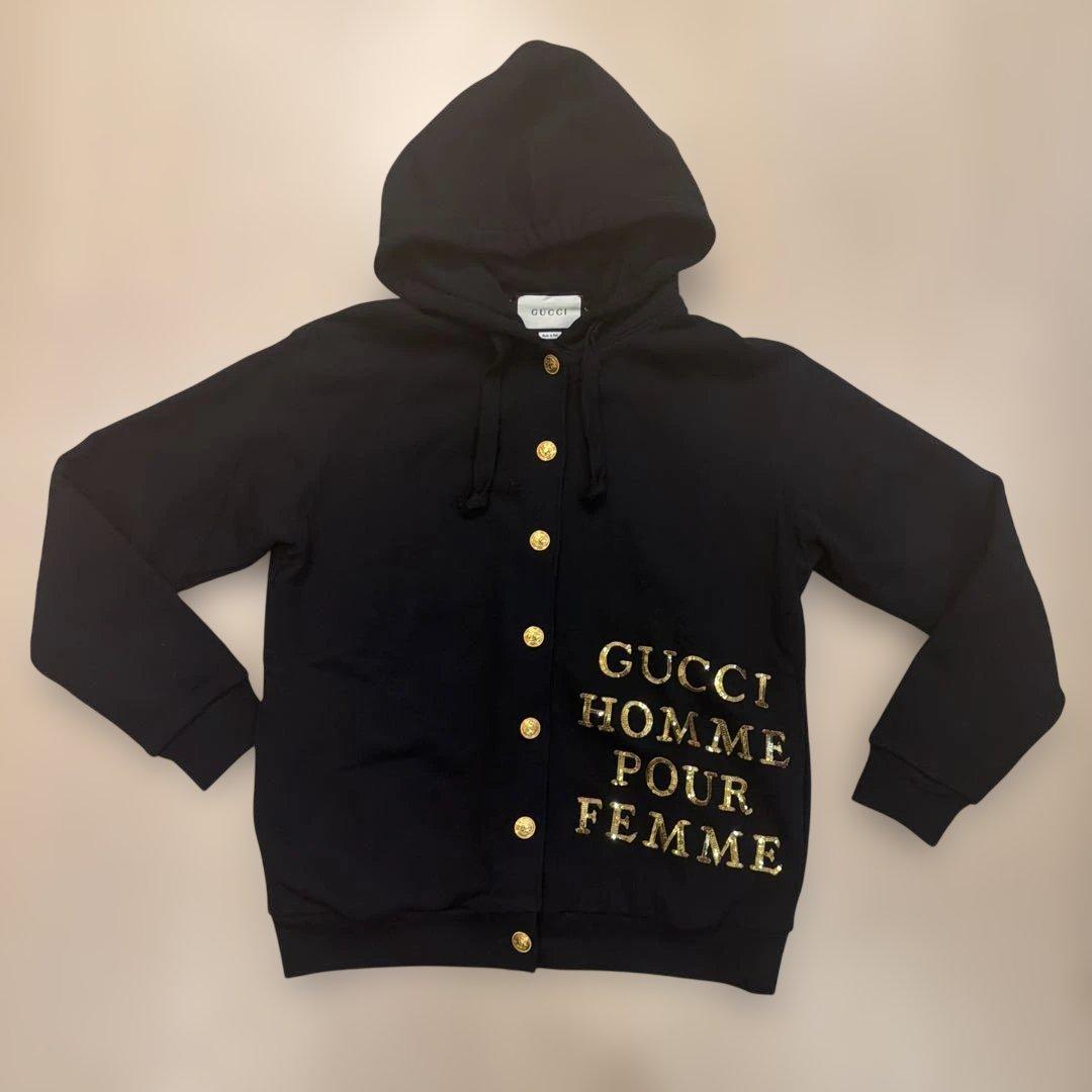 【新品】GUCCI フーデッドスウェットブルゾン