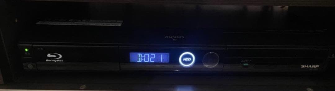 SHARP BD-HD22 DVDブルーレイレコーダー プレーヤー 動作確認済