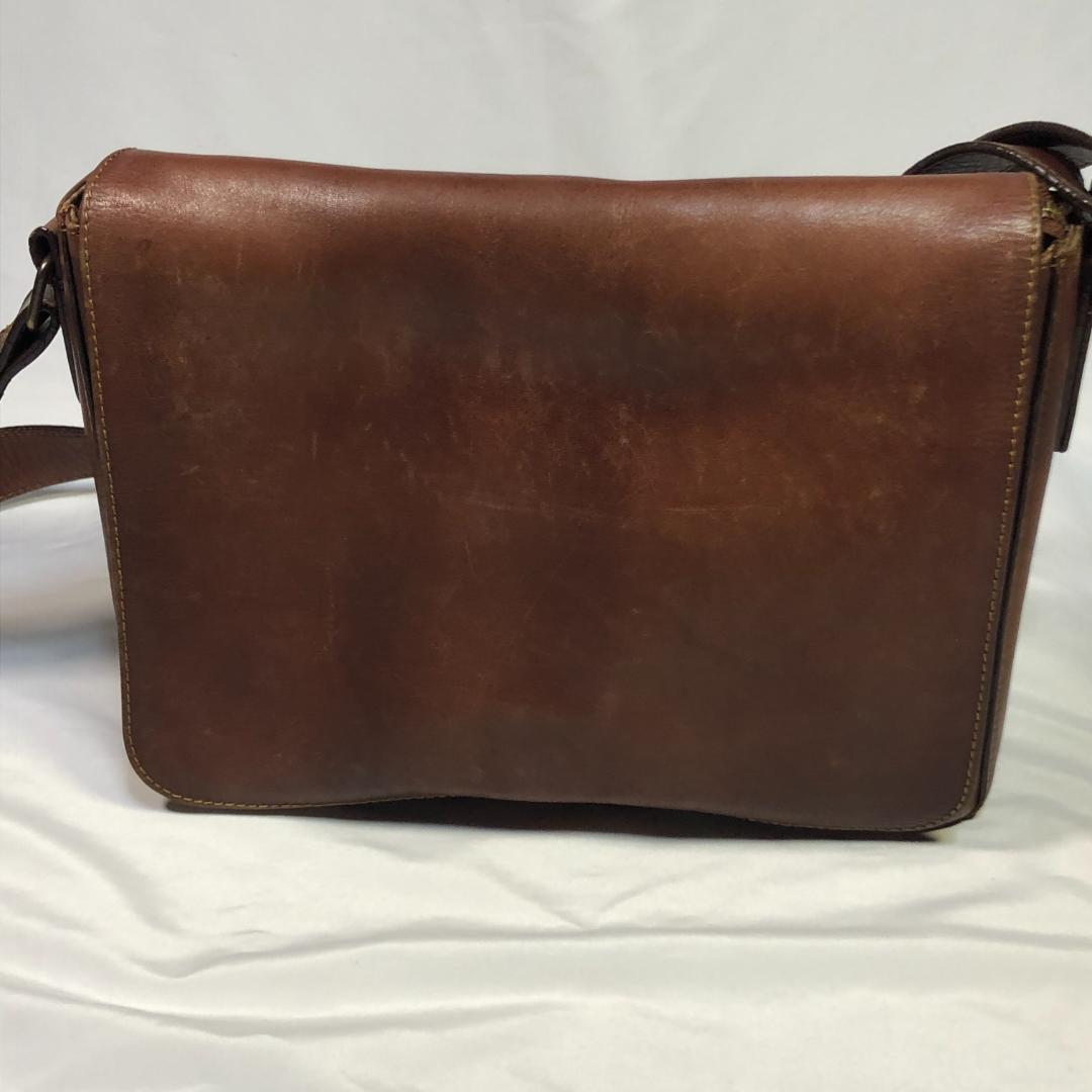 【匿名配送】マザーハウス メッセンジャーバッグ ショルダーバッグ B5 ブラウン