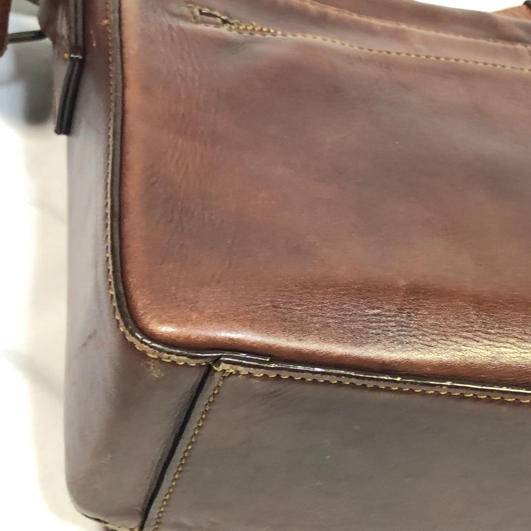 【匿名配送】マザーハウス メッセンジャーバッグ ショルダーバッグ B5 ブラウン