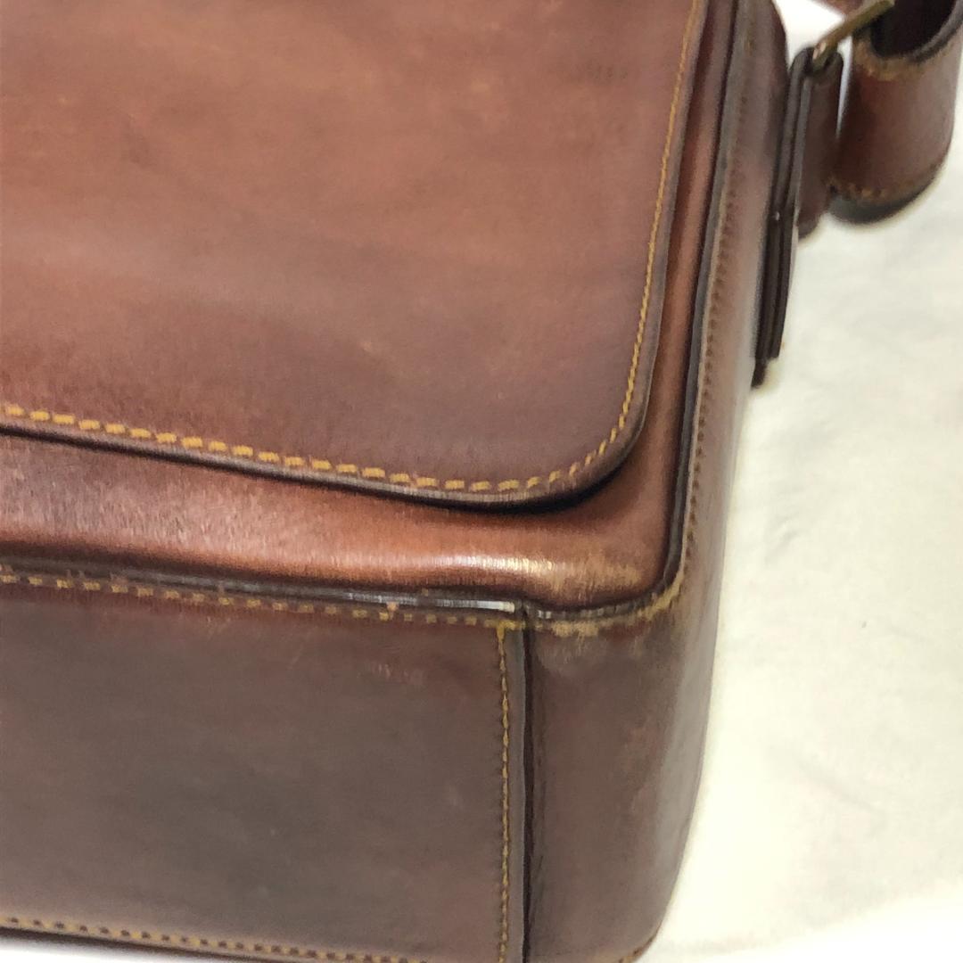 【匿名配送】マザーハウス メッセンジャーバッグ ショルダーバッグ B5 ブラウン