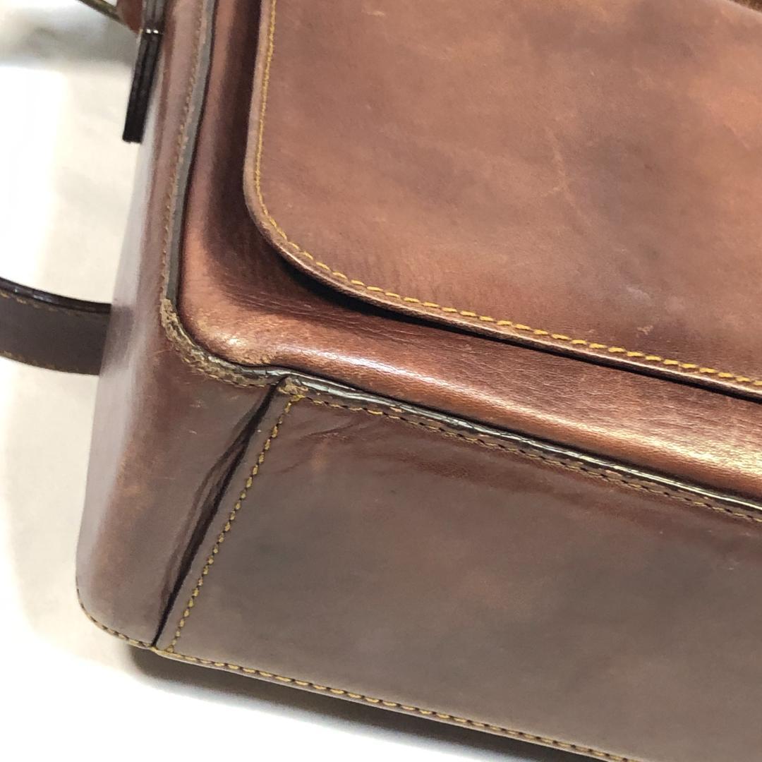 【匿名配送】マザーハウス メッセンジャーバッグ ショルダーバッグ B5 ブラウン