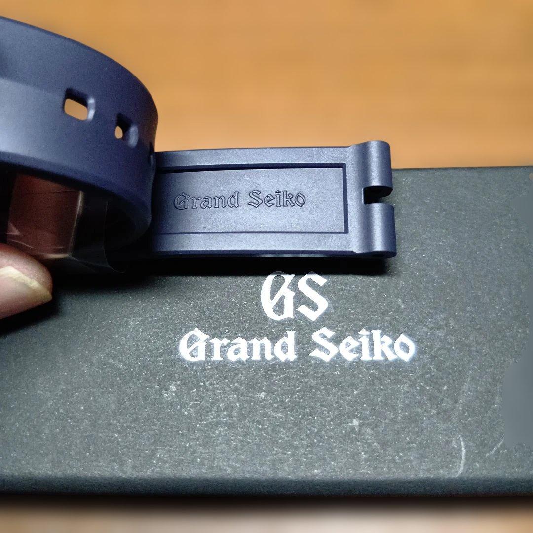 グランドセイコー　ラバーベルト　22mm ネイビー　grandseiko
