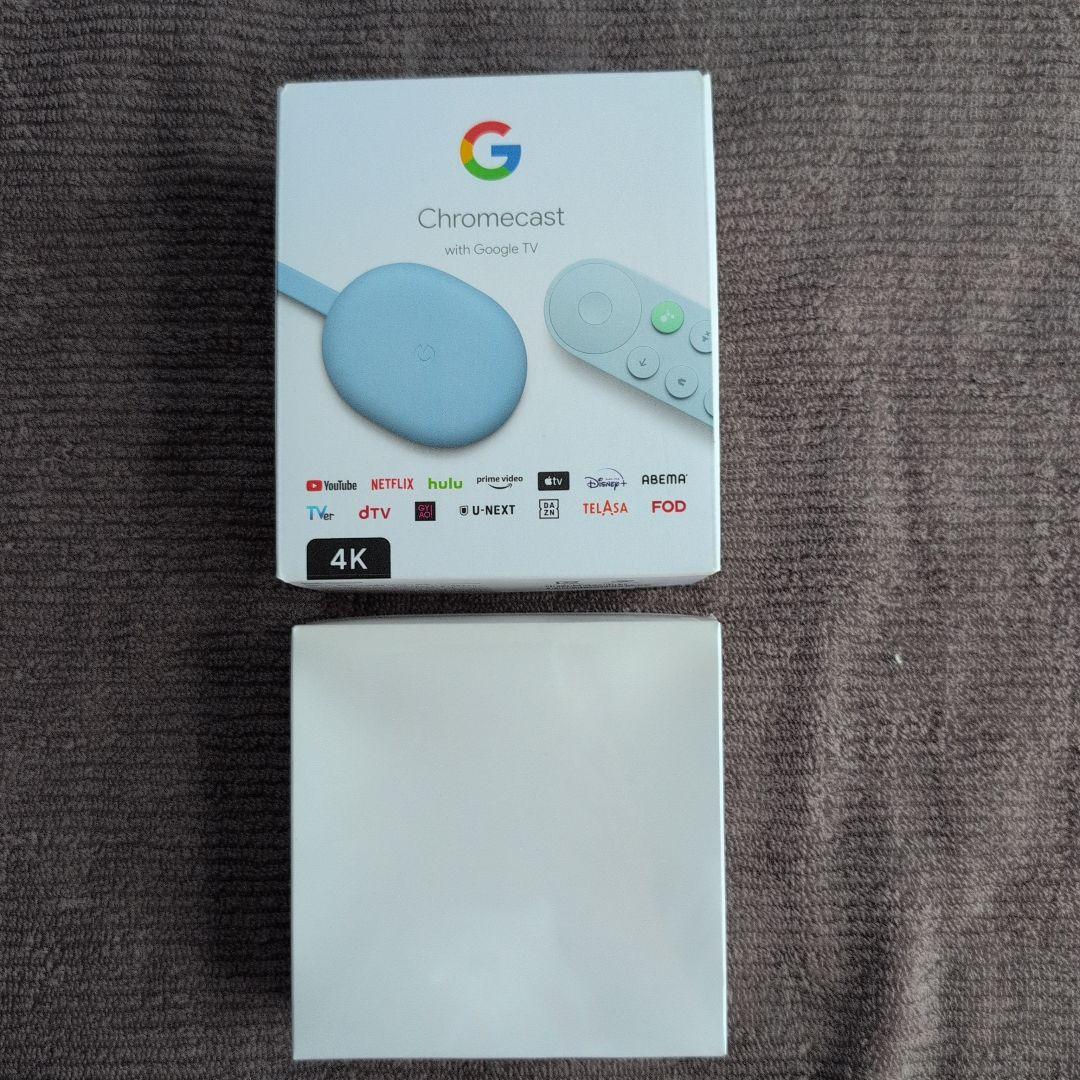 ★未使用★Google Chromecast(4K) イーサネットアダプター付き