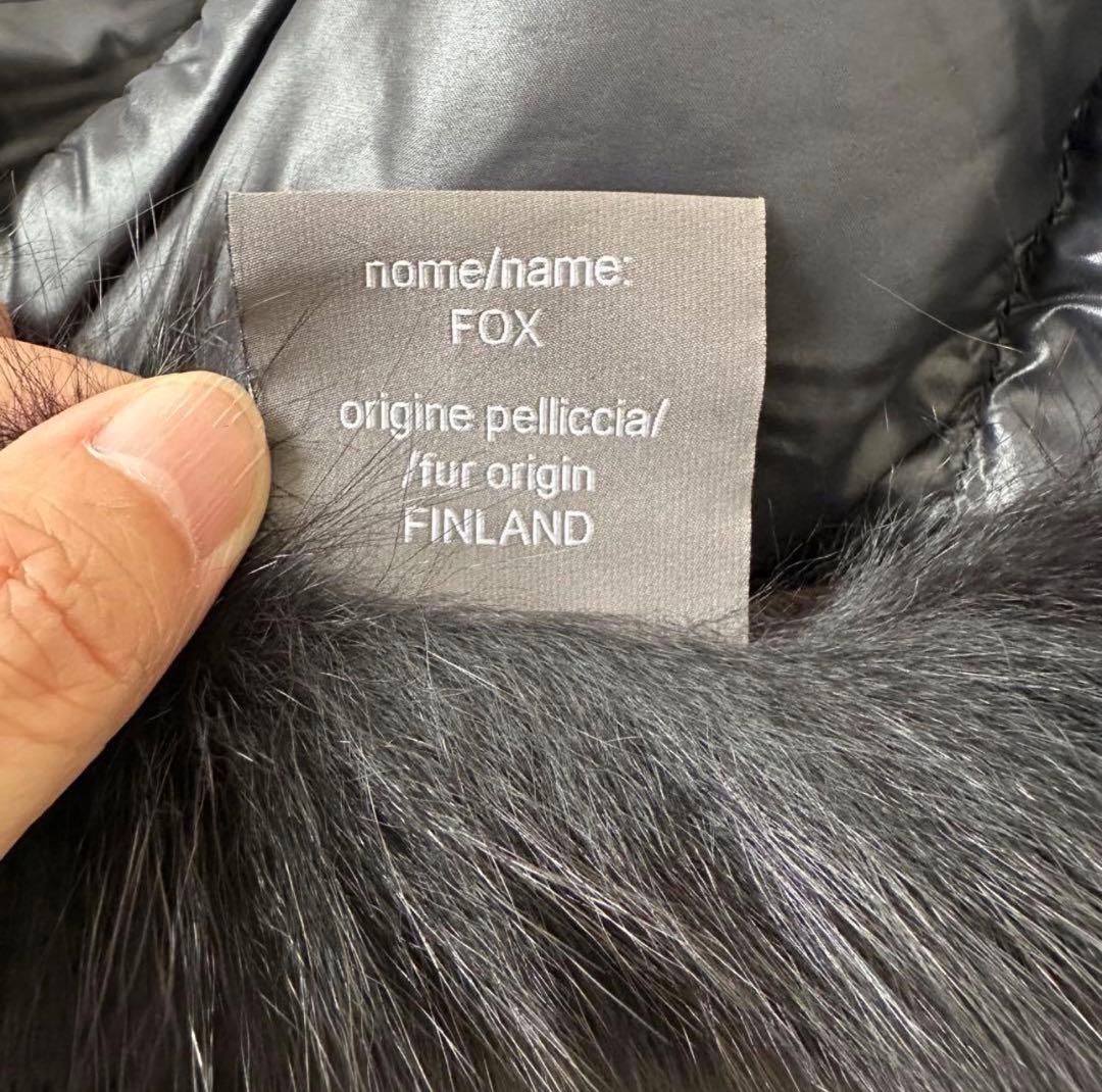 【美品】40デュベティカ ダウンコート フォックスファー 2way