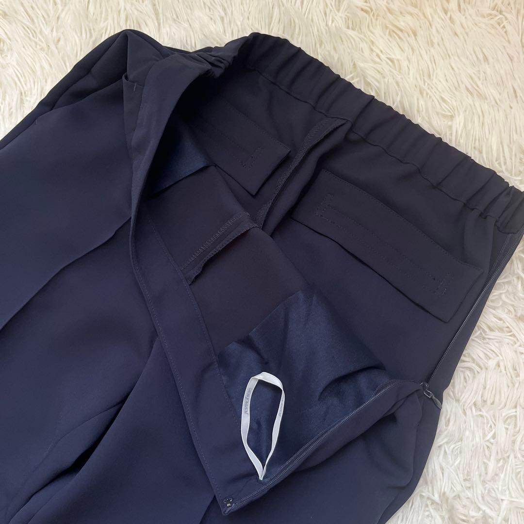 ●NEW YORKER スーツ　セットアップ ノーカラー　パンツ　洗える　上下