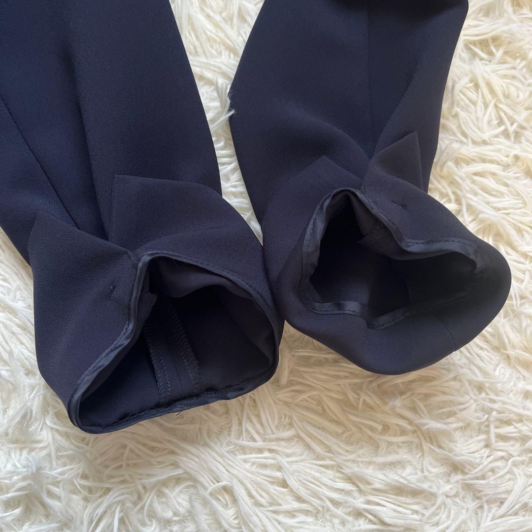 ●NEW YORKER スーツ　セットアップ ノーカラー　パンツ　洗える　上下