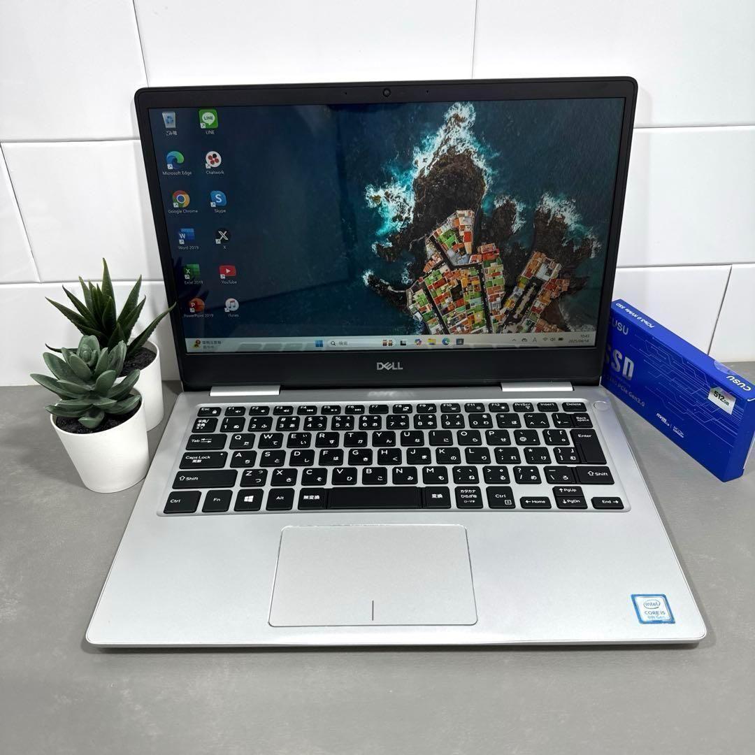 【大人気】DELLプラチナシルバー☘8世代i5☘️新品NVMe512GB