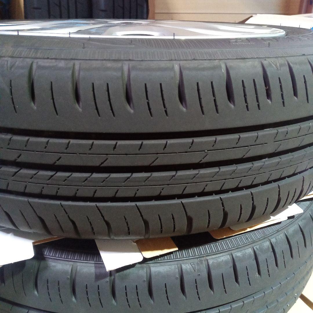 じ*う様 B40系ルークス純正14インチスチールホイール4本バリ山24年式タイヤ