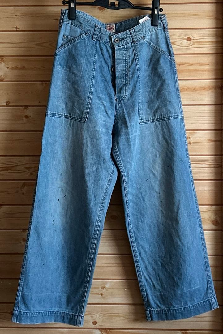 【chimala/チマラ】 DENIM PAINTER PANTS