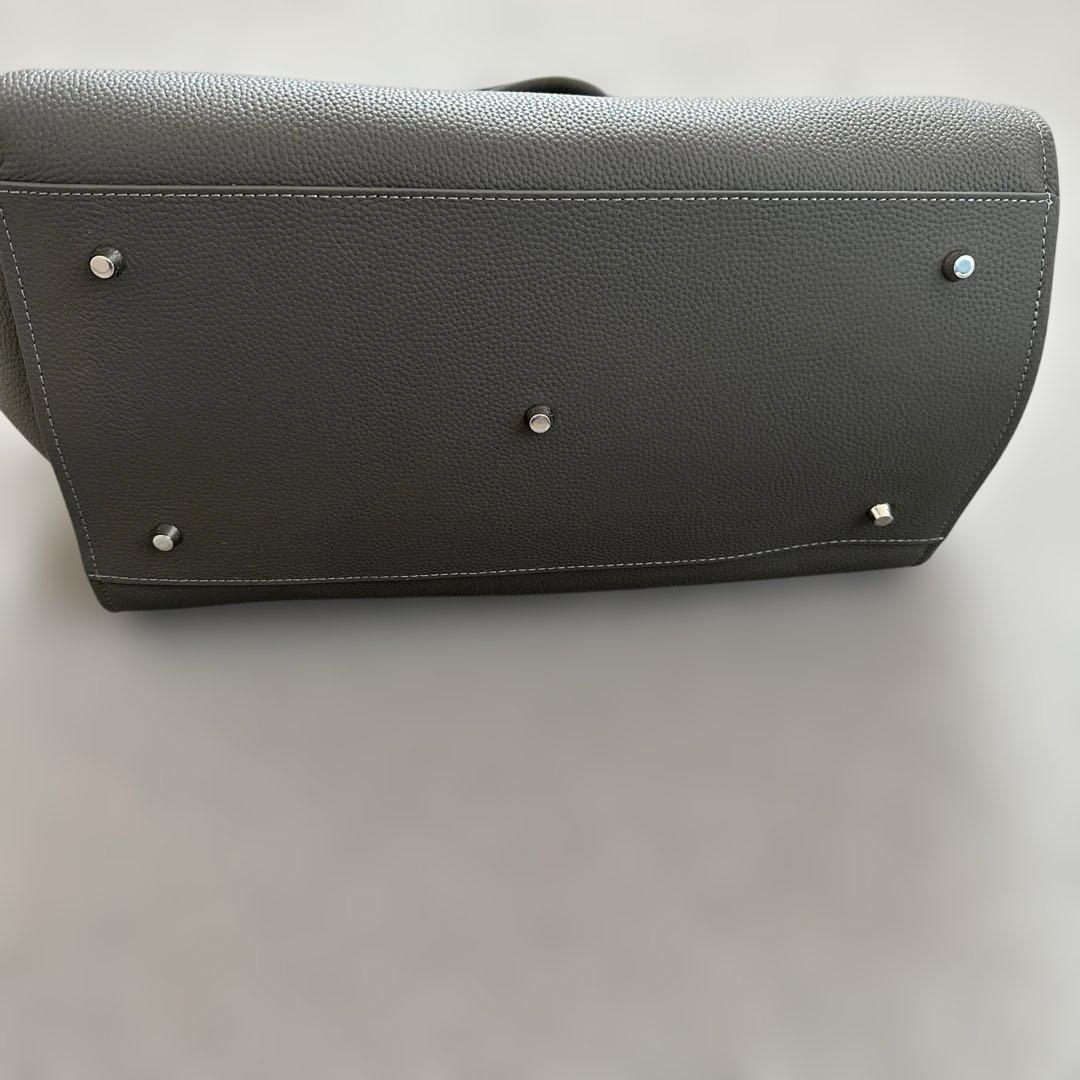 JISTORY サイドベルト ボストンバッグ グレー