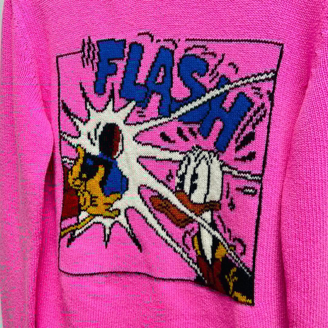 神*子様 グッチ × ディズニー ドナルドダック ニット セーター ピンク 長袖