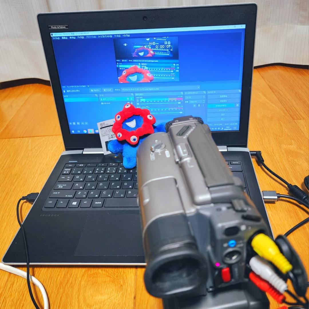 【動作確認済】SONY 高画質 Hi8 ビデオカメラ ステーションセット