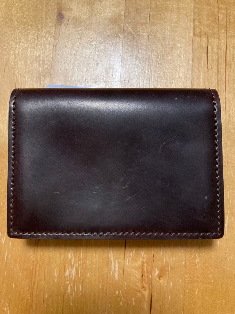 GANZO シェルコードバン2 名刺入れ バーガンディ 24年11月購入