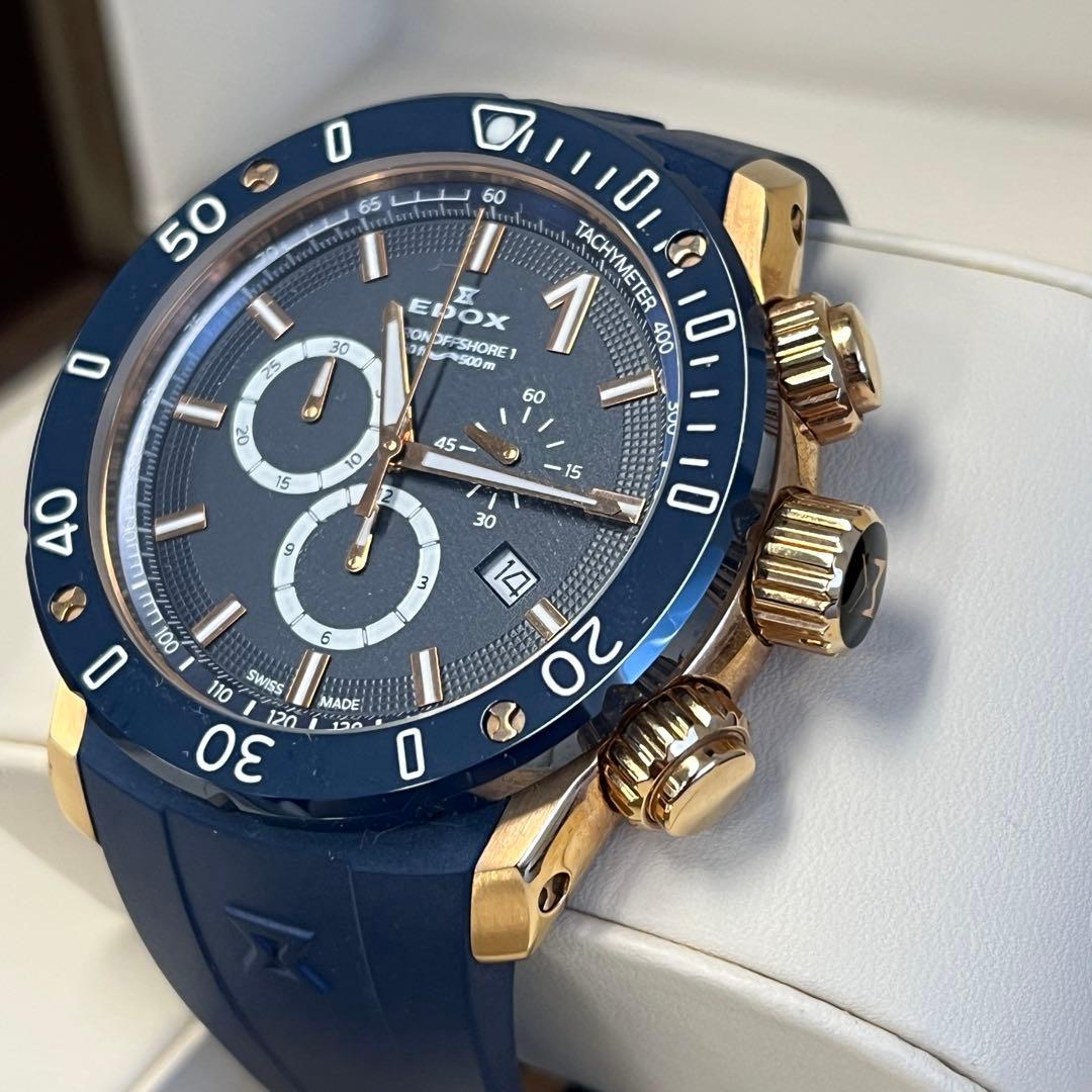 【最終値】EDOX エドックスクロノオフショ ア