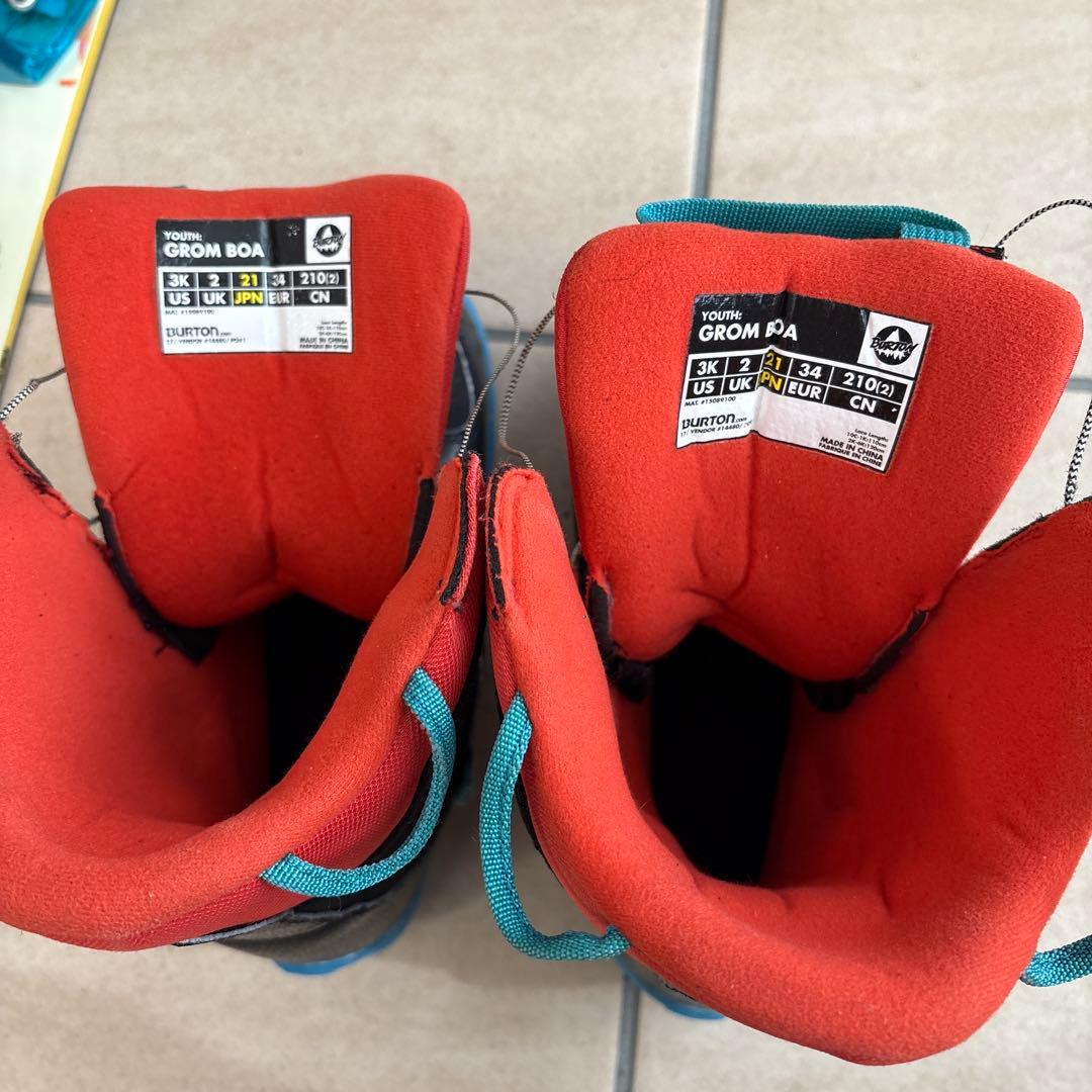 訳あり　キッズ スノーボード2点セット Salomon Burton