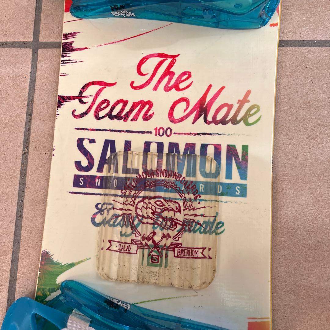 訳あり　キッズ スノーボード2点セット Salomon Burton