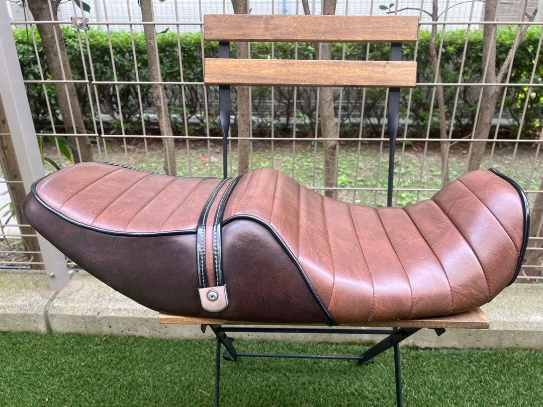 ZRX400 タックロール　シート　茶色