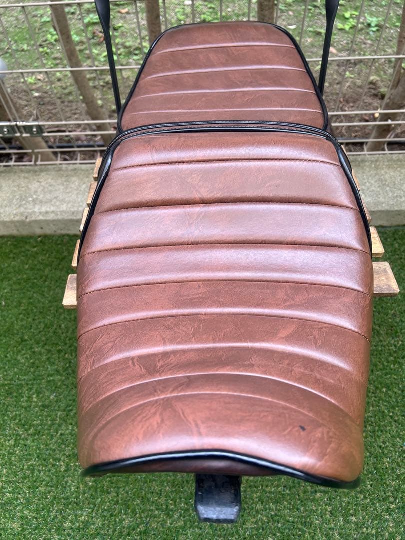 ZRX400 タックロール　シート　茶色