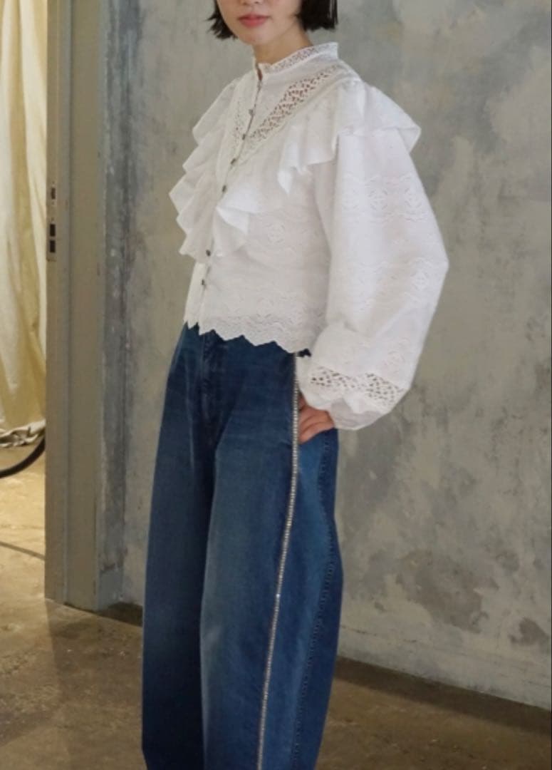 leur logette ビジューデニムパンツ