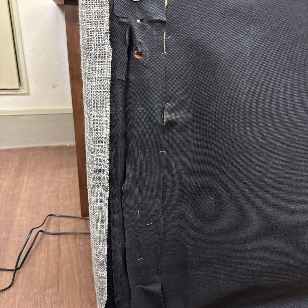 まさ NDstyleコーナーソーファー　ファブリックソファ　【欠損あり】