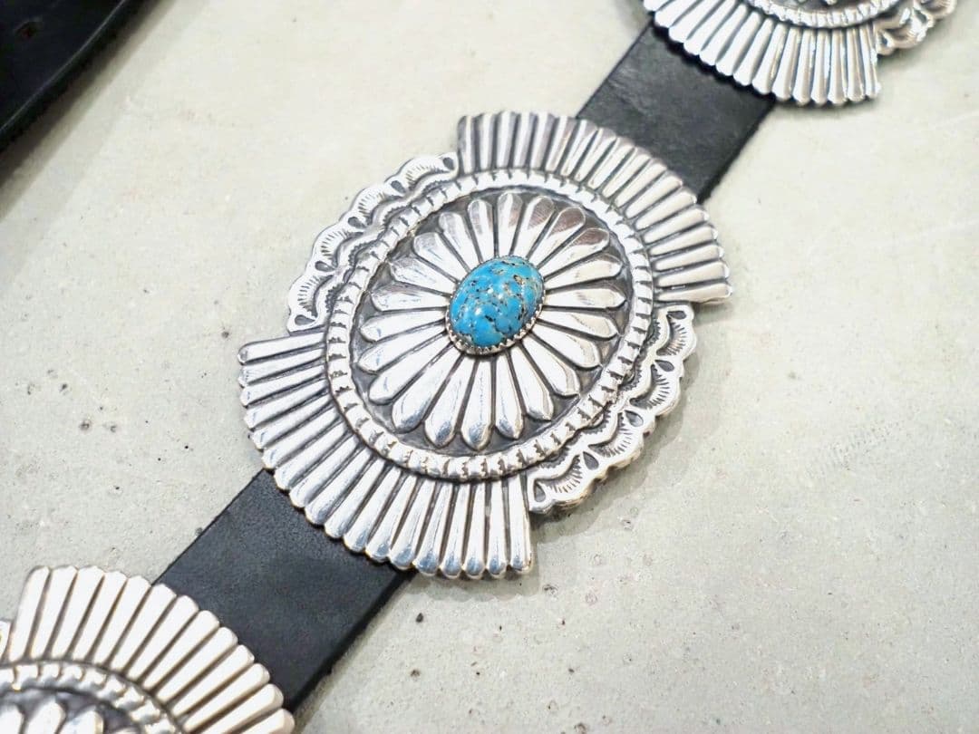 わたあめさん専用 FUNNY/ファニー ターコイズ コンチョ ベルト