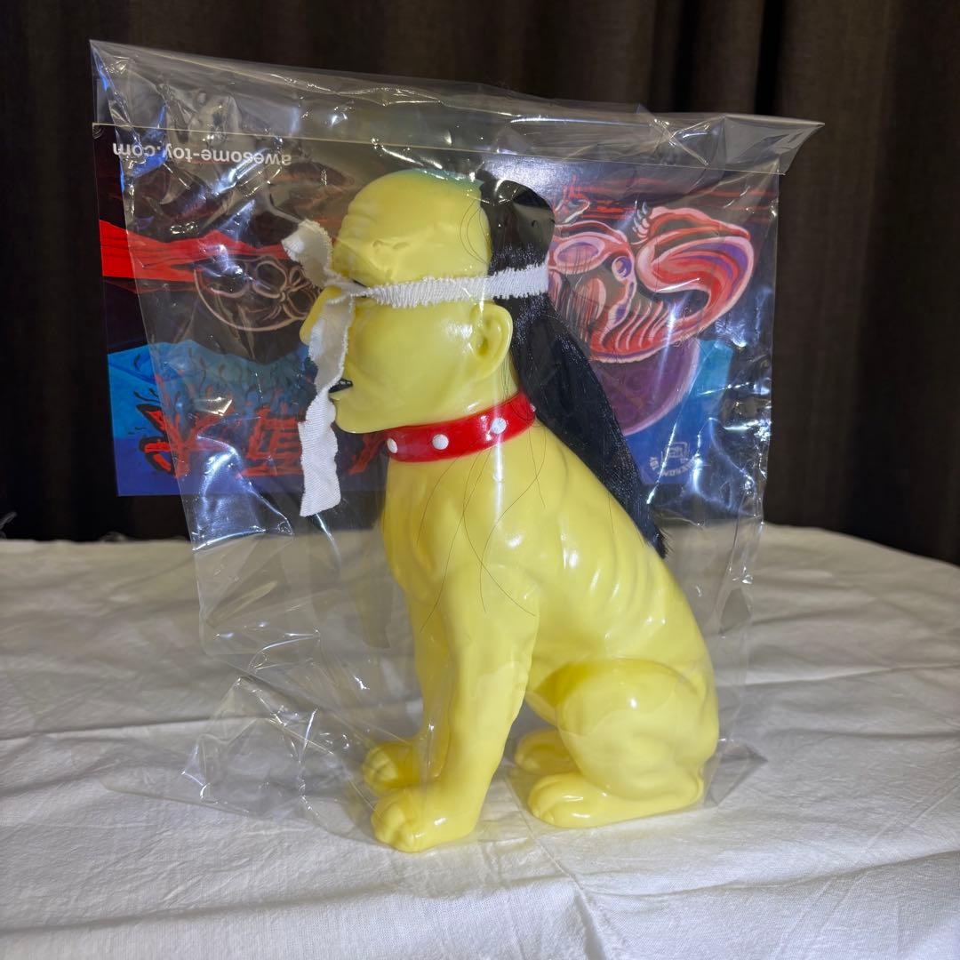 未開封　早い者勝ち　人面犬　蓄光　インディーズ　ソフビ