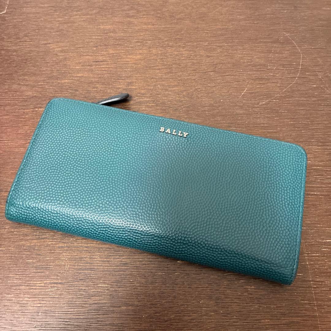 BALLY バリー　長財布　HILL ヒル　ウォレット　グリーン系