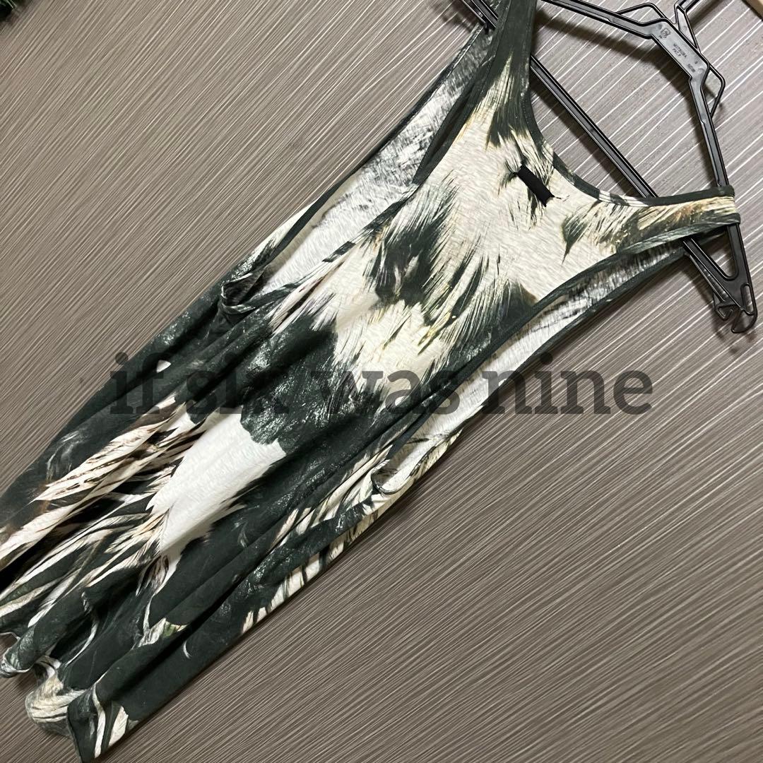 【名作・美品】if six was nine 総柄 フェザー タンク