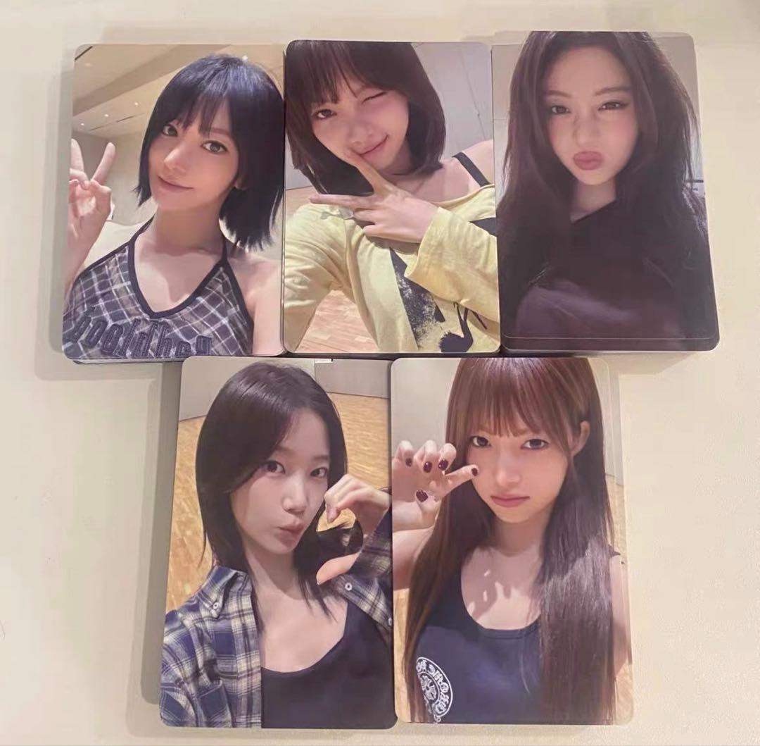 LESSERAFIM crazy musicart トレカ 5枚セツト