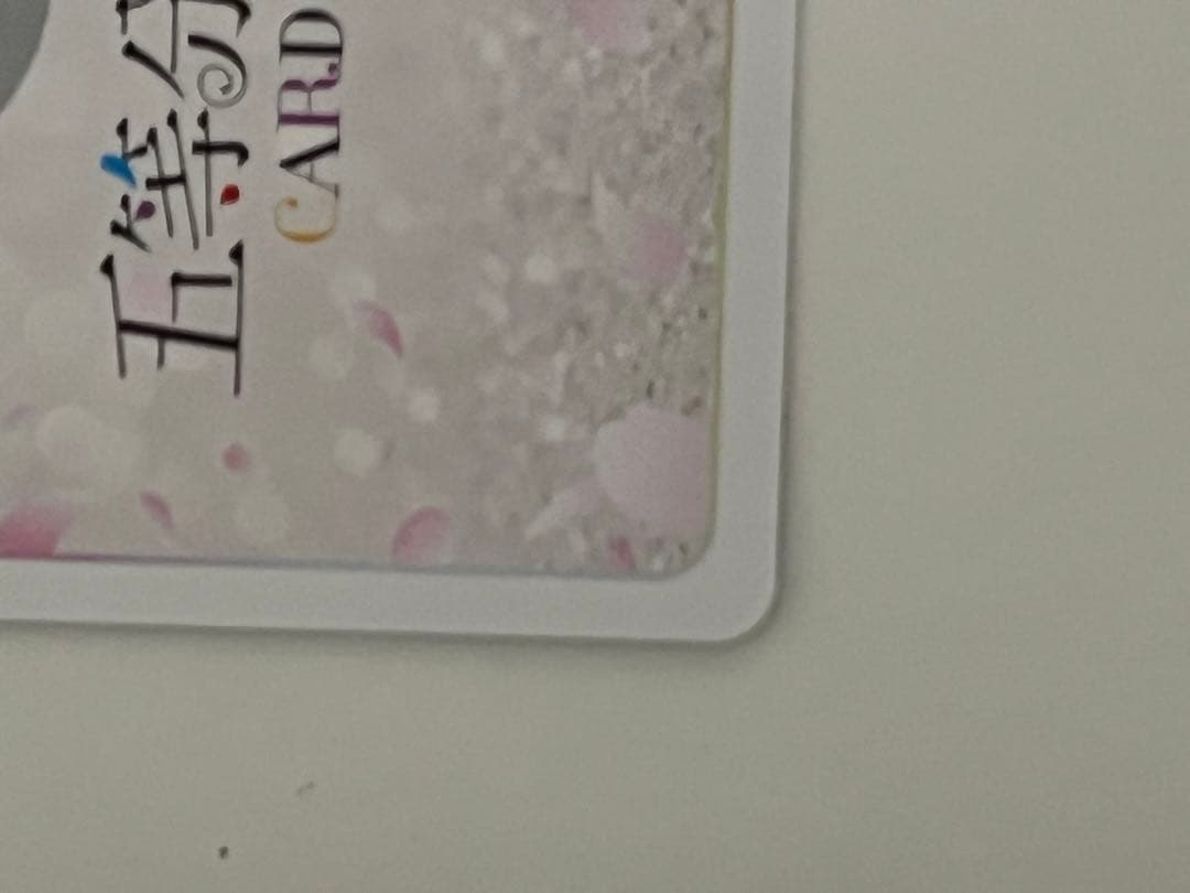 進み続ける日常　中野三玖　SSP　気づけた愛