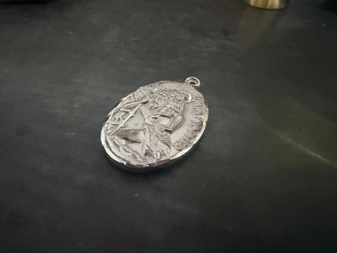 希少　ヴィンテージ　シルバー　925 アンティーク　ロザリオ　メダイ　アメリカ